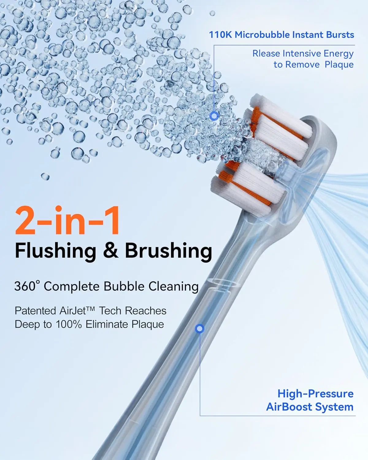 Airjet Electric Toothbrush RANVOO