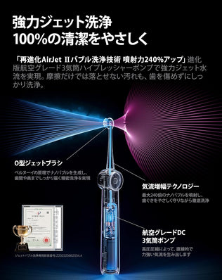 RANVOO AirJet Ⅱ 電動歯ブラシ ソニック RANVOO