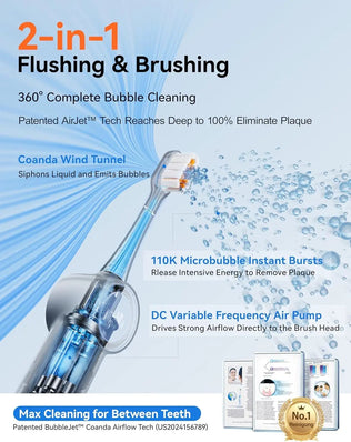 AirJet Electric Toothbrush RANVOO