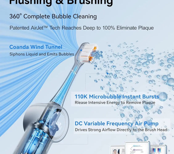 AirJet Electric Toothbrush RANVOO